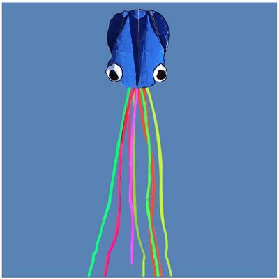 5.5M Soft Octopus Kite Easy Fly Kids Gift with 100M Flying Line and Spool LSDRALOBBEB 0408(Color:9,Size:)