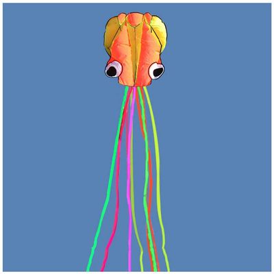 5.5M Soft Octopus Kite for Kids and Adults, Outdoor Kids Toys for Beginners, Great Gift LSDRALOBBEB 0408(Color:7,Size:)
