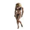 1/6 Scale Female Action Figure Body, 12inch Girl Seamless Super Flexible Pale/Suntan Figure Body Doll (21B-Suntan Skin/Big Bust) view 1