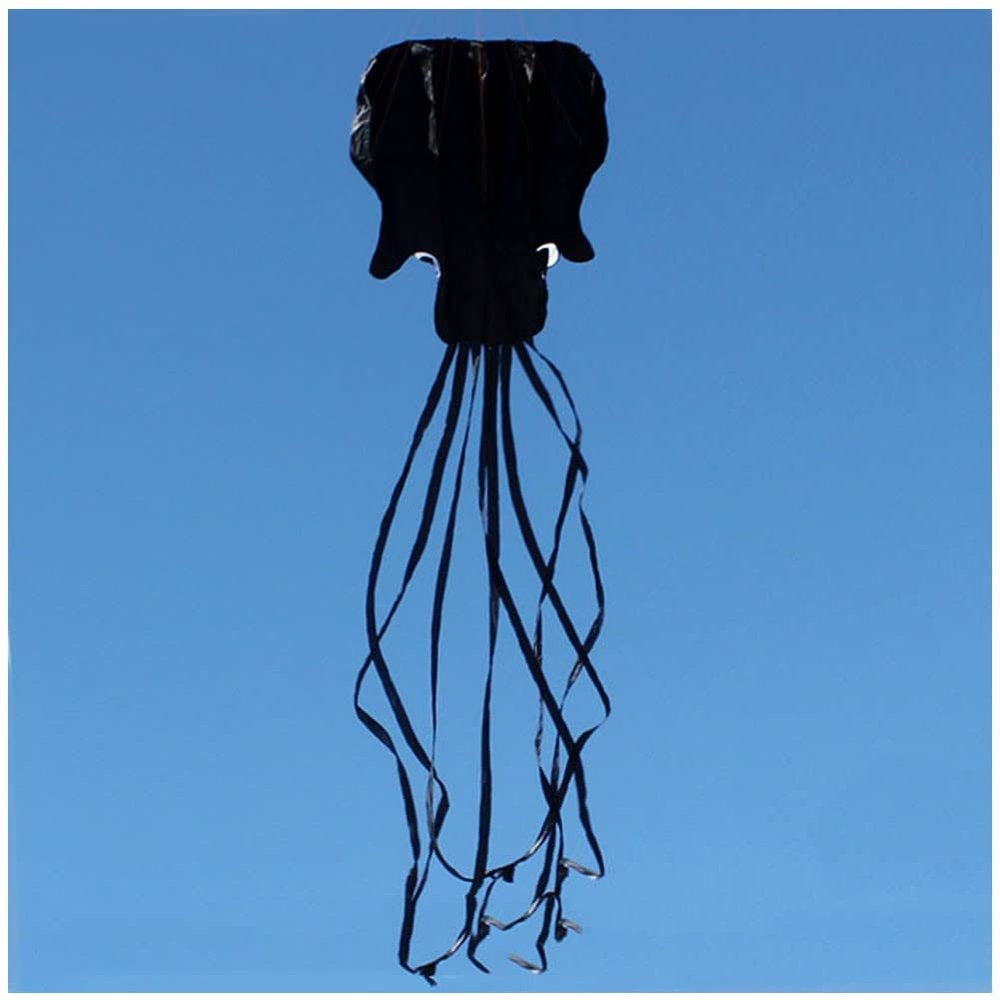 5.5M Soft Octopus Kite Easy to Assemble and Fly Kite, Fly Kite for Boys and Girls, Can Take Off Even in Low Wind LSDRALOBBEB 0408(Color:6,Size:)