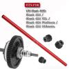 Complete Slipper Clutch & Center Driveshaft Upgrades Part for 1/10 Slash 4X4 VXL,ARRCat Steel 6878 Differential Gear and 32P 15T/17T/19T Pinions Gear & Alloy 6855 Centor Driveshaft,Red view 2