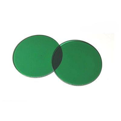 Lab Microscope Slides 32/35mm Color Glass Microscope Microscope Parts (Color : Green, Diameter : 32mm)