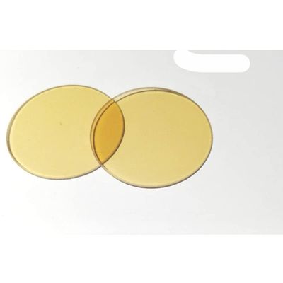 Lab Microscope Slides 32/35mm Color Glass Microscope Microscope Parts (Color : Yellow, Diameter : 35mm)