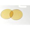 Lab Microscope Slides 32/35mm Color Glass Microscope Microscope Parts (Color : Yellow, Diameter : 35mm) view 1