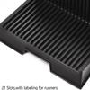 Model Pieces Shelves for Gundam,Holder Stand Organizer Rack for Gundam Model Action Figures DIY Model Making Accessories,Plastic Tool Storage Container for Gundam Hobby Model Making Parts,Black view 2