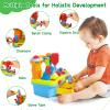 SYAOMUNLY Baby Toys for 1 Year Old Boy Girl Musical Learning Workbench for 1 2 Year Old Boy Birthday Gift Early Educational Sound Shape Toddler Toys Age 1-2 Tool Set for Kids 12-18 Months view 3