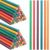 Yulejo 60 Pack Rhythm Music Sticks Wood Classroom Music Rhythm Sticks Colorful Wood Sticks Percussion Instruments, 12 x 1/2 Inch, 6 Colors view 1
