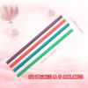 Yulejo 60 Pack Rhythm Music Sticks Wood Classroom Music Rhythm Sticks Colorful Wood Sticks Percussion Instruments, 12 x 1/2 Inch, 6 Colors view 2