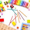 Yulejo 60 Pack Rhythm Music Sticks Wood Classroom Music Rhythm Sticks Colorful Wood Sticks Percussion Instruments, 12 x 1/2 Inch, 6 Colors view 3