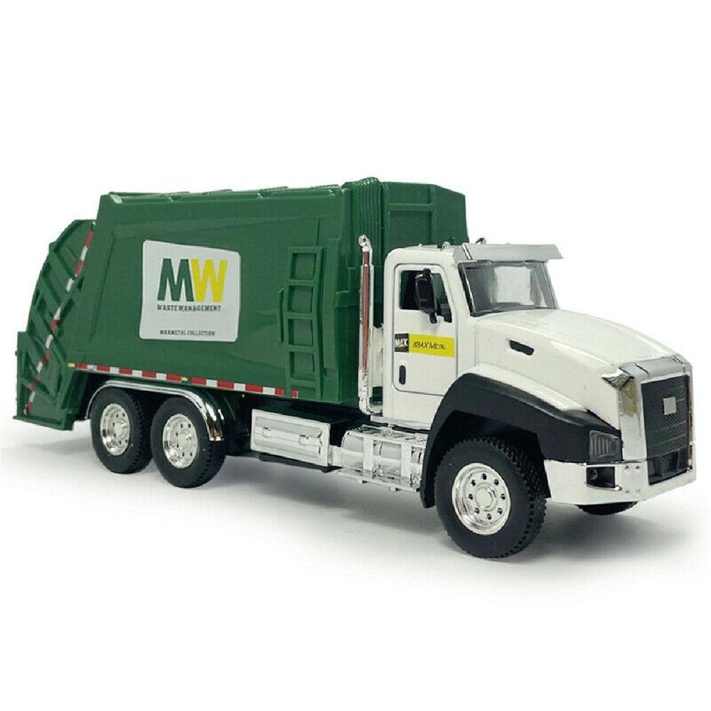 1:50 Alloy+Plastic Engineering Truck Sanitation Vehicle Model Car Diecast Gift Pull Back