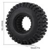 1.0" RC Crawler Tires Wheels 4PCS for Axial SCX24 1/24 RC Crawler view 4