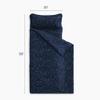 Wake In Cloud - Toddler Nap Mat with Pillow and Blanket, for Kids Boys Girls Ages 3 Plus in Kindergarten Daycare Preschool, Roll Up Sleeping Bag, Constellation Galaxy, Navy Blue, Standard view 2