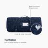 Wake In Cloud - Toddler Nap Mat with Pillow and Blanket, for Kids Boys Girls Ages 3 Plus in Kindergarten Daycare Preschool, Roll Up Sleeping Bag, Constellation Galaxy, Navy Blue, Standard view 3