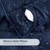 Wake In Cloud - Toddler Nap Mat with Pillow and Blanket, for Kids Boys Girls Ages 3 Plus in Kindergarten Daycare Preschool, Roll Up Sleeping Bag, Constellation Galaxy, Navy Blue, Standard view 4