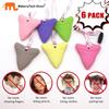 Sensory Chew Necklace for Autistic Children Girls, 6 Pack Silicone Oral Motor Aids Chew Toys for Kids Sensory Need- Reduces Chewing Fidgeting for Children Adults Chewer view 2