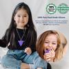 Sensory Chew Necklace for Autistic Children Girls, 6 Pack Silicone Oral Motor Aids Chew Toys for Kids Sensory Need- Reduces Chewing Fidgeting for Children Adults Chewer view 3