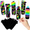 BeYumi 60Pcs Scratch Bookmarks for Kids Back to School Appreciation DIY Magic Scratch Cards Party Favors Gifts Classroom School Decor Supplies Art Crafts Kit for Student to Teacher view 1