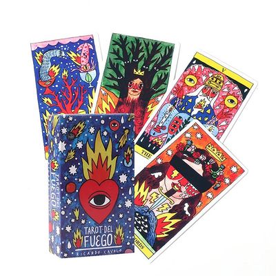 WuChunRui Tarot Del Fuego Cards Tarot Card Family Game