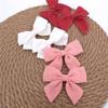 12 PCS Linen Bow Hair Clips for Baby Girls Hair Bows Alligator Clips Accessories Infants Toddler Kids Hairgrips (Assorted C) view 2