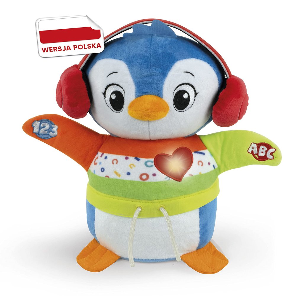 Clementoni Ping Tanzes 50717 Children's Soft Toy 12 Months and Above, Poland Version, Multi-Coloured