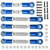 Vgoohobby Metal Turnbuckles Rod Camber Links Steering Linkage Tie Rods Pull Rod Compatible with Arrma Granite 4X4 Senton 4X4 Mega550 1/10 RC Car (Blue) view 2