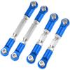 Vgoohobby Metal Turnbuckles Rod Camber Links Steering Linkage Tie Rods Pull Rod Compatible with Arrma Granite 4X4 Senton 4X4 Mega550 1/10 RC Car (Blue) view 3
