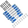 Vgoohobby Metal Turnbuckles Rod Camber Links Steering Linkage Tie Rods Pull Rod Compatible with Arrma Granite 4X4 Senton 4X4 Mega550 1/10 RC Car (Blue) view 4