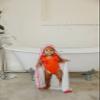 Copper Pearl Premium Knit Hooded Bath Towel Abby and Pals view 3