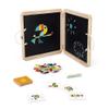 Janod - Magnetic Animal Case - Educational Early-Learning Toy - 2 Boards, 60 Magnets & 20 Models - 2 Sticks of Chalk Included - Motor Skills & Creativity - 3 Years + J02585 view 3