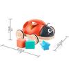 Hape Shape Sorter Ladybug view 3