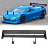 Dilwe RC Car Rear Wing RC Car Parts, 180mm Alloy & Carbon Fiber Trunk Spoiler Wing for HSP Kyosho LC 1/10 RC On Road Racing Drift Car DIY RC Accessories view 2