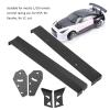 Dilwe RC Car Rear Wing RC Car Parts, 180mm Alloy & Carbon Fiber Trunk Spoiler Wing for HSP Kyosho LC 1/10 RC On Road Racing Drift Car DIY RC Accessories view 3