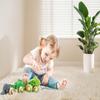 Hape Pull Along Frog Family with Anti-Rollover Wheels, Toddler Push and Pull Toys view 3