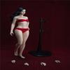 1/6 Scale Female Figure Body, Small Bust Super Flexible Pale/Suntan Seamless Action Figure Body Doll (S46 Pale Skin with Head) view 2