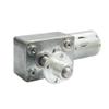 MANHONG Electric Small Motor High Torque Worm Gear Motor 8mm*33mm Output Screw Shaft with Screw Flange DC 12v 2RPM to 150 RPM Metal Gear Motor (Speed(RPM) : 2 RPM) view 1