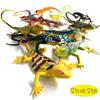BAINFE 12Pcs Fake Plastic Lizard Toys Colorful Rubber Lizards Action Figure Reptile Toy Lizard Realistic Favors Gag Toys Prank and Prop, 5.5" Lizards 12 Styles view 3