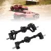 Durable RC Car Axle Set, Plastic RC Car Front Rear Portal Axle + Aluminum Drive Shaft Set for WPL C14 C24 1/16 RC Car view 4