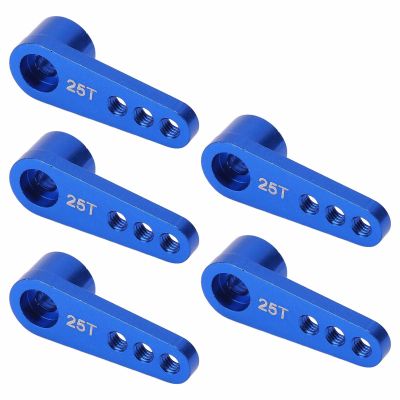 VBESTLIFE 5 PCS Aluminum Alloy 25T Servo Horn, 25T Aluminum Servo Horn for 02073 996R MG946R E9001
