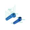 VBESTLIFE 5 PCS Aluminum Alloy 25T Servo Horn, 25T Aluminum Servo Horn for 02073 996R MG946R E9001 view 2