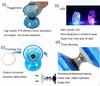 Chinese Diabolo Yoyo Set - Triple Bearing LED Diabolo Yo-yos Juggling Toys with Diablo Sticks, String & Net Bag, Easier Start/Faster/Stable & Lasts Longer (Blue) view 4