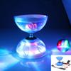 Diabolo Chinese Yoyo Set ,Triple Bearing Diabolo Chinese Yo-yos Juggling Toys with Colorful LED Diabolo with Diablo Sticks, Diabolo String&Net Bag, Easier Start/ Faster/ Stable&Lasts Longer (Green) view 2