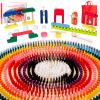 Timfuis 1000 PCS Dominoes Set for Kids with Extra 20 Blocks, Colorful Dominos Tiles for Building, Stacking, Racing, Tumbling, Wood Domino with Storage Bag and Box view 1