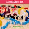 Timfuis 1000 PCS Dominoes Set for Kids with Extra 20 Blocks, Colorful Dominos Tiles for Building, Stacking, Racing, Tumbling, Wood Domino with Storage Bag and Box view 3