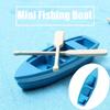 5 Pcs Mini Figurine Marine Mini Fishing Boat Miniature Moss Micro Landscape Boat Ornaments Nautical Landscape Decor for DIY Craft Accessories view 4
