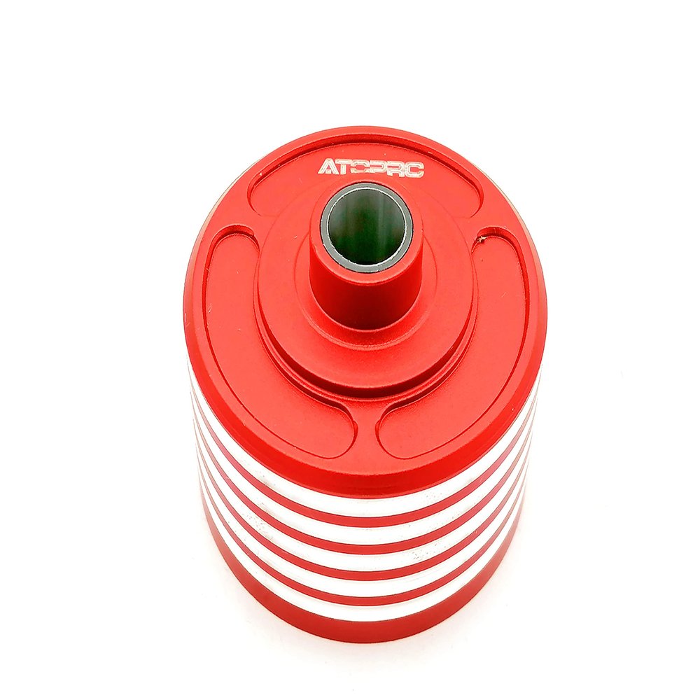 ATOPRC Aluminum One-Piece Differential Housing for Losi 5ive-T/ 2.0/ B and Mini (Red)