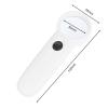 Microscope Accessories Kit 45X Illuminated Magnifier Magnifying Glass Handheld Reading Microscope Lens with 3 LED Microscope Slides (Color : White) view 2