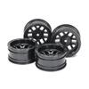 TAMIYA CC-02 12-Spoke Wheels 26mm Width Black 4 TAM51686 RC Tire view 1