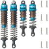 HobbyMarking Aluminum Front & Rear Oil Filled Shocks Absorber Adjustable Assembled For Tamiya DT-03 / DT-02 / TT-02B RC Car Upgrade Parts view 1