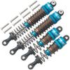 HobbyMarking Aluminum Front & Rear Oil Filled Shocks Absorber Adjustable Assembled For Tamiya DT-03 / DT-02 / TT-02B RC Car Upgrade Parts view 2