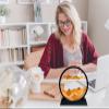 SANDCLE Moving Sand Art Liquid Motion - Moving Sand Art Picture Decor 3D Deep Sea Sandscape, Round Glass Frame Display Flowing Sand Relaxing Toy for Desktop Home Office Work Decoration(Yellow, 12") view 3